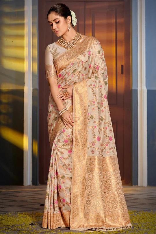 Stylish Banarasi Soft Silk Saree